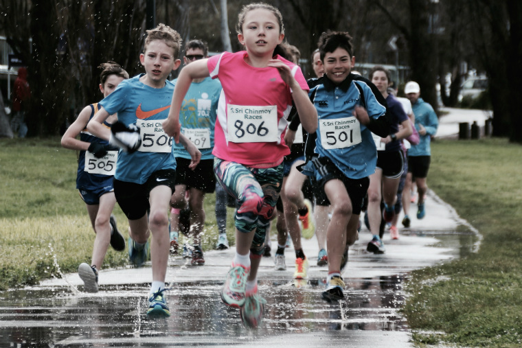 Sri Chinmoy Labour Day 10km & 4km Fun-Runs, Canberra, 3 October 2016