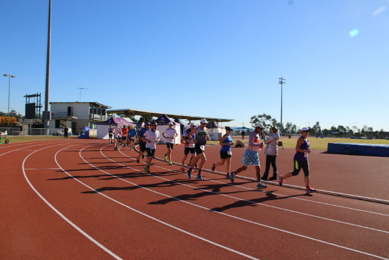 Sri Chinmoy 24-hour, 12-hour and 6-hour races, Campbelltown Sports Stadium Athletics Track, 8 & 9 July, 2017