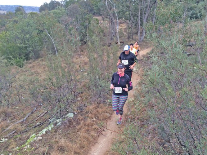 Sri Chinmoy Canberra Trail Runs 2: "Tuggeranong Trot", 20km & 8km, 26 June 2016