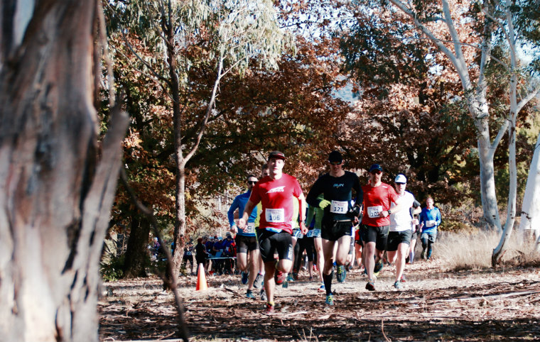 Sri Chinmoy Canberra Trail Series, race 2: "Tuggeranong Trot" 20km & 8km, 2 July 2017