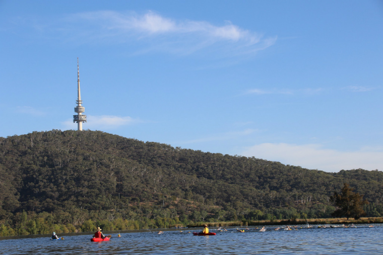 Sri Chinmoy Lake Swims (5km, 2.5km & 500m), Canberra, 18 February 2018