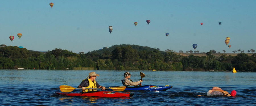 Sri Chinmoy Lake Swims
