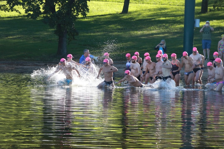 Sri Chinmoy Lake Swims, Lake Ginninderra, Sunday 21 February 2021