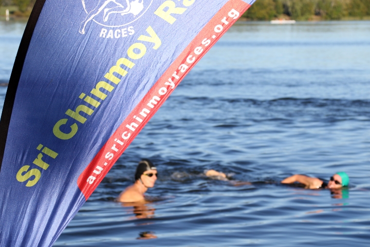 Sri Chinmoy Lake Swims, Lake Burley Griffin, Canberra, Sunday 16 February 2025
