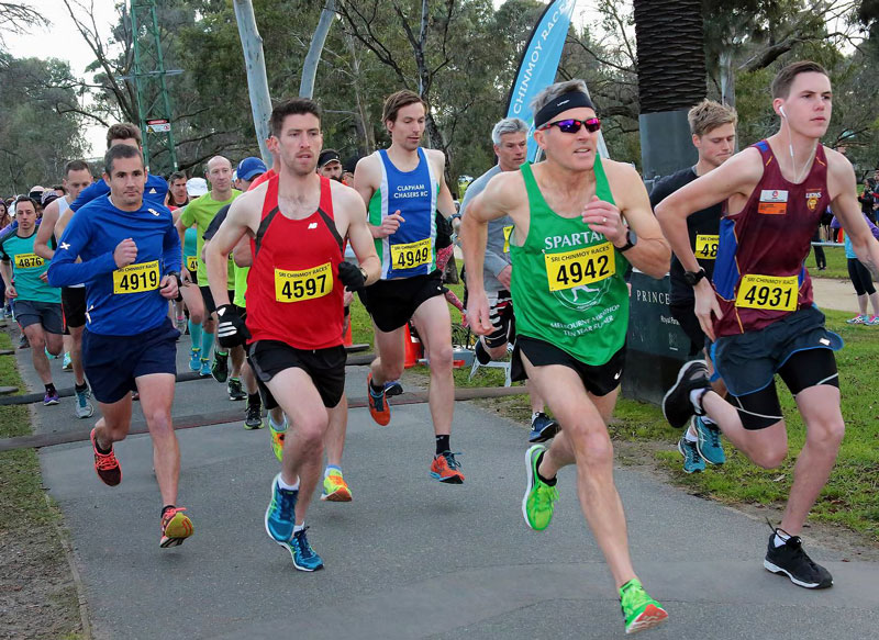 Sri Chinmoy Princes Park Winter Running Festival Marathon, 30km, Half Marathon, 10km & 5km