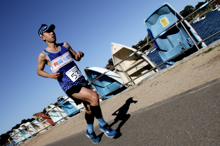 Sri Chinmoy Sydney Series 2016, race 6: Iron Cove Half-Marathon, 7km & 4km runs, Sunday 11 September 2016